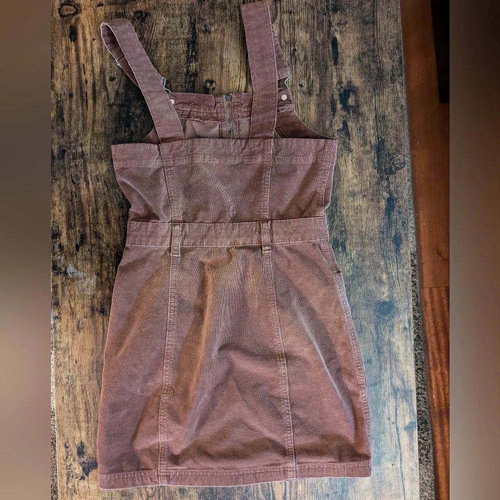 American Eagle Corduroy Overalls Dress - Picture 4 of 6